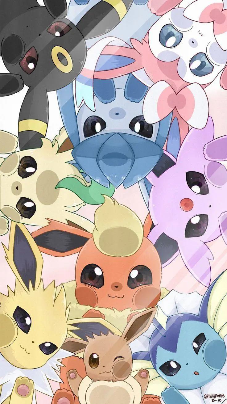 ai character:  Eeveelution Girls background