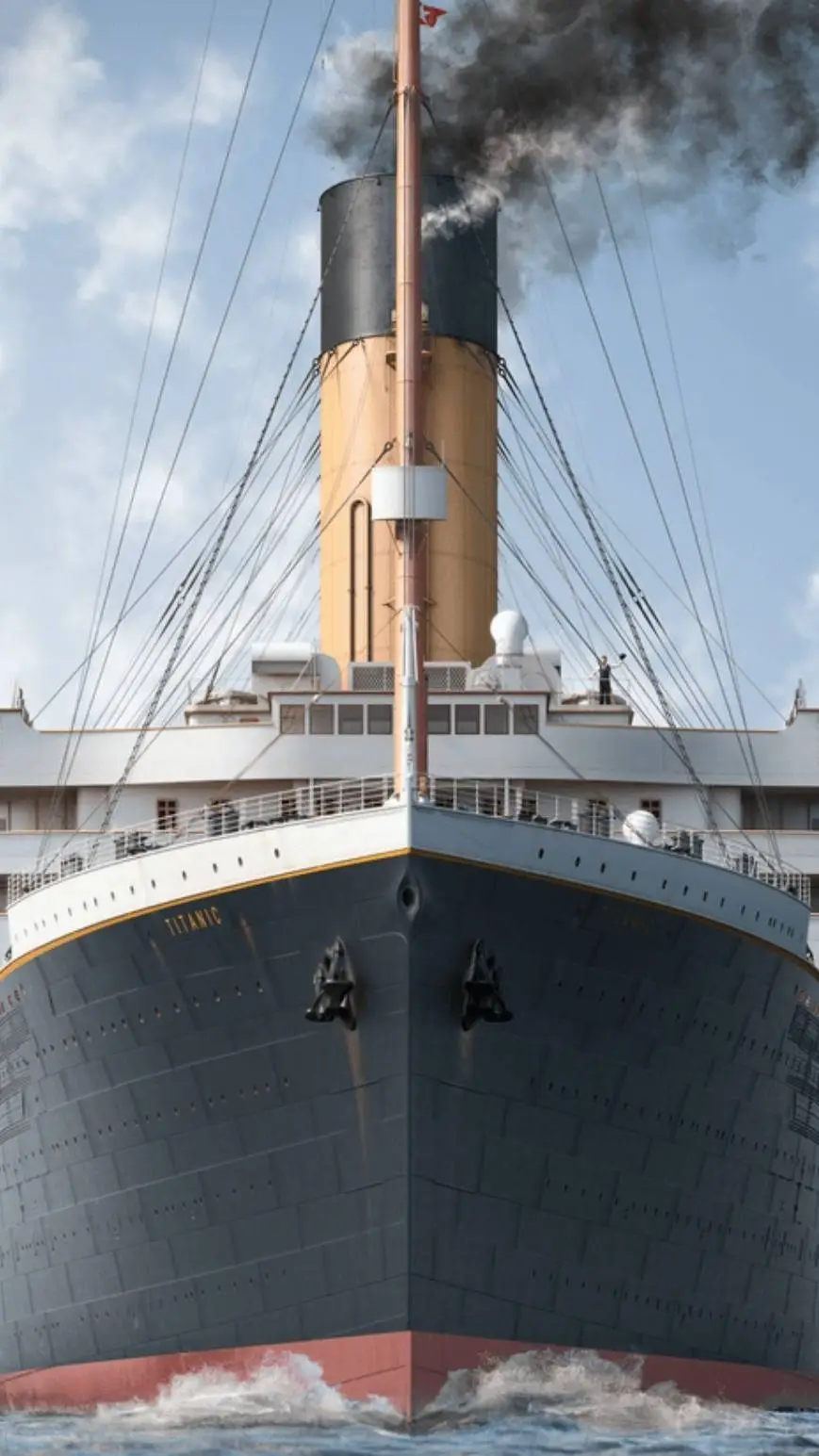 ai character: RMS Titanic  background