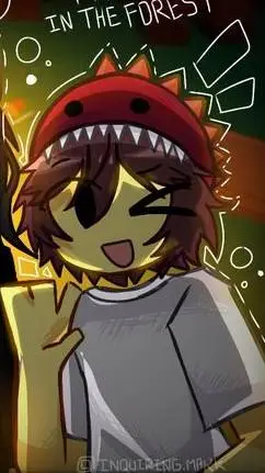 ai character: Dino kid background