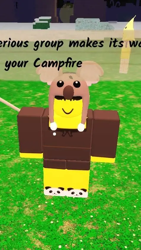 ai character: Koala kid🩶🖤 background