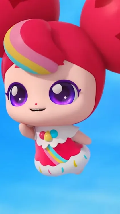 ai character: Puffping background