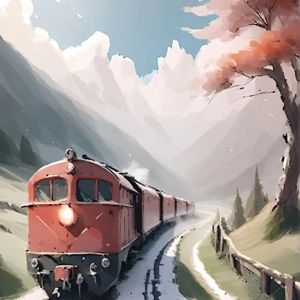 chat with ai character: The train