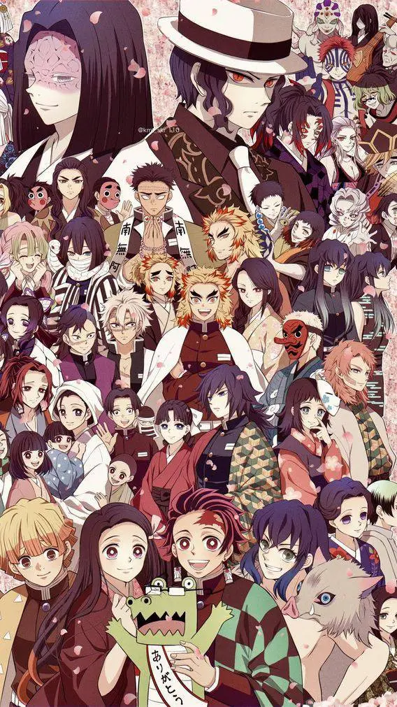 ai character: kny background
