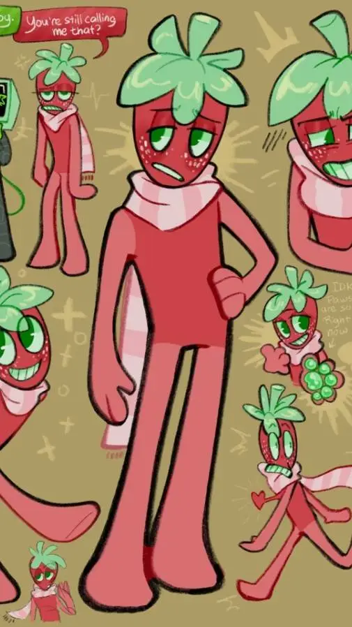 ai character: 🍓~SPROUT~🍓 background