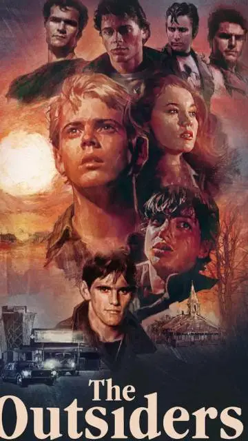 ai character: OutsidersHalloween background