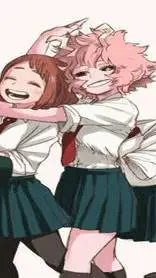 ai character: Uraraka,Mina,Momo background