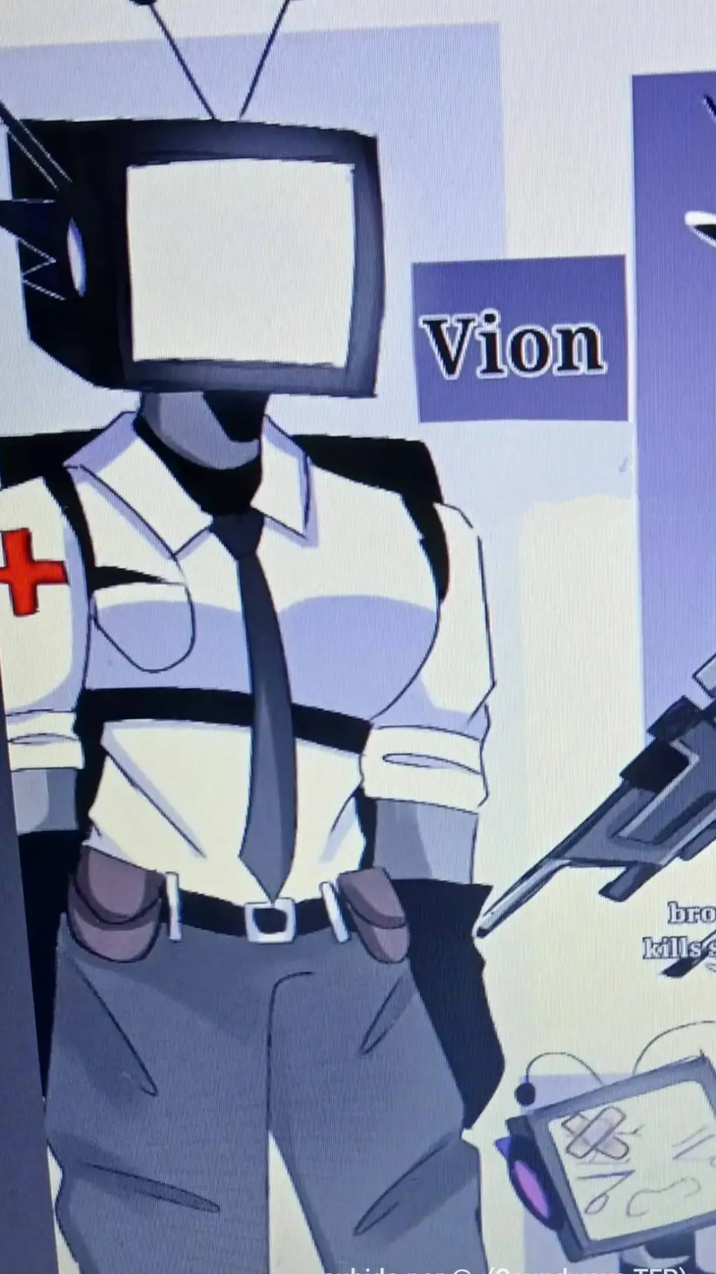 ai character: Skibidi toilet background