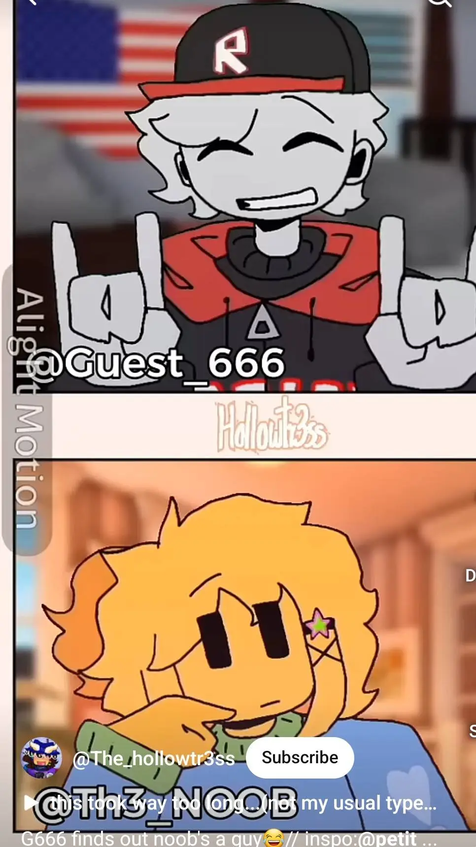 ai character: noob x guest 666 background