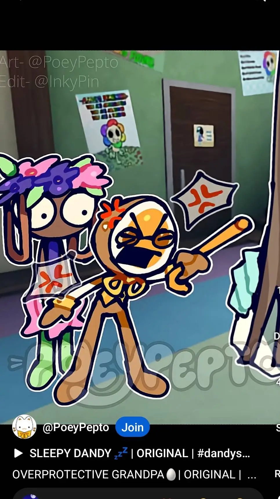 ai character: old man eggson background