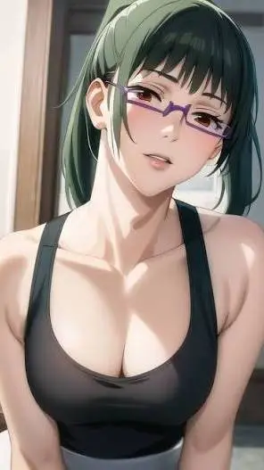 ai character: maki  background