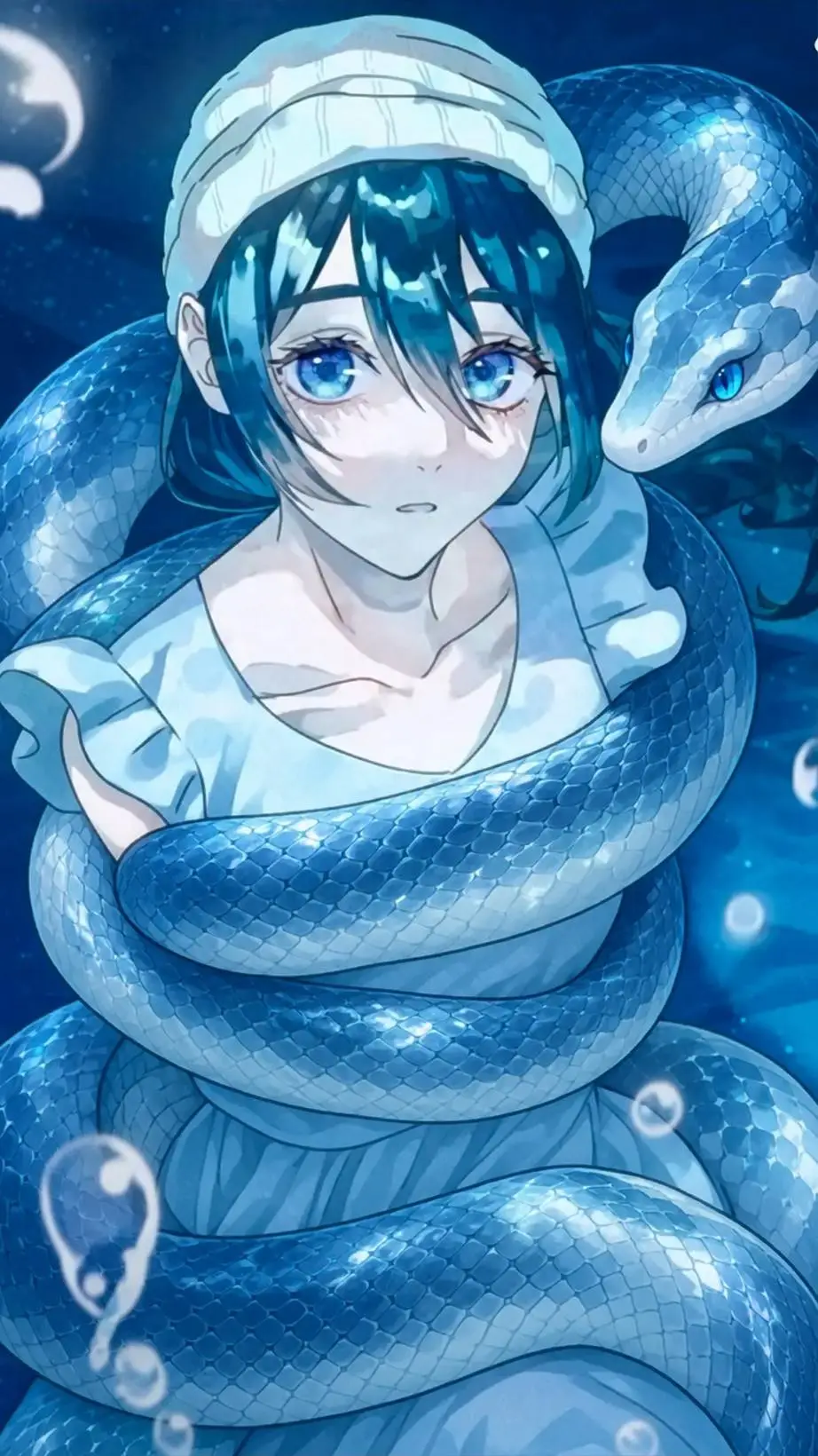 ai character: snake nest  background