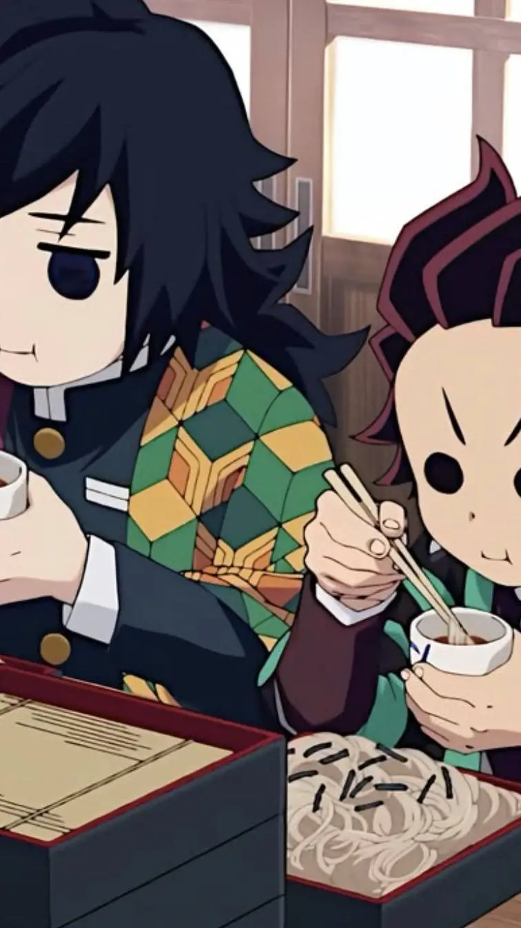 ai character: Giyu and kamados background