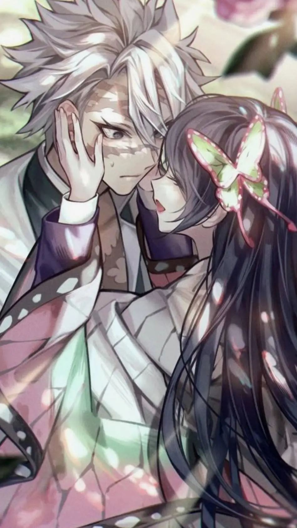 ai character: Sanemi x Kanae background