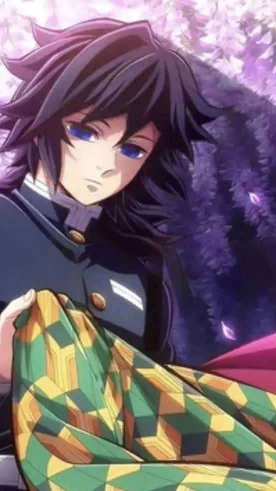 ai character: Giyusmiled background