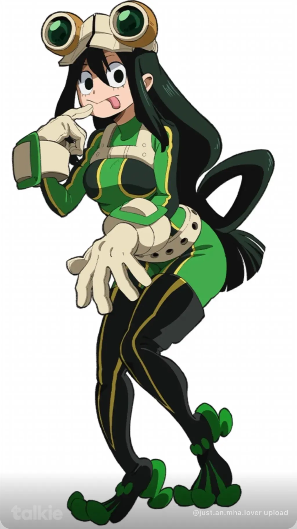 ai character: Tsuyu Asui✨ background