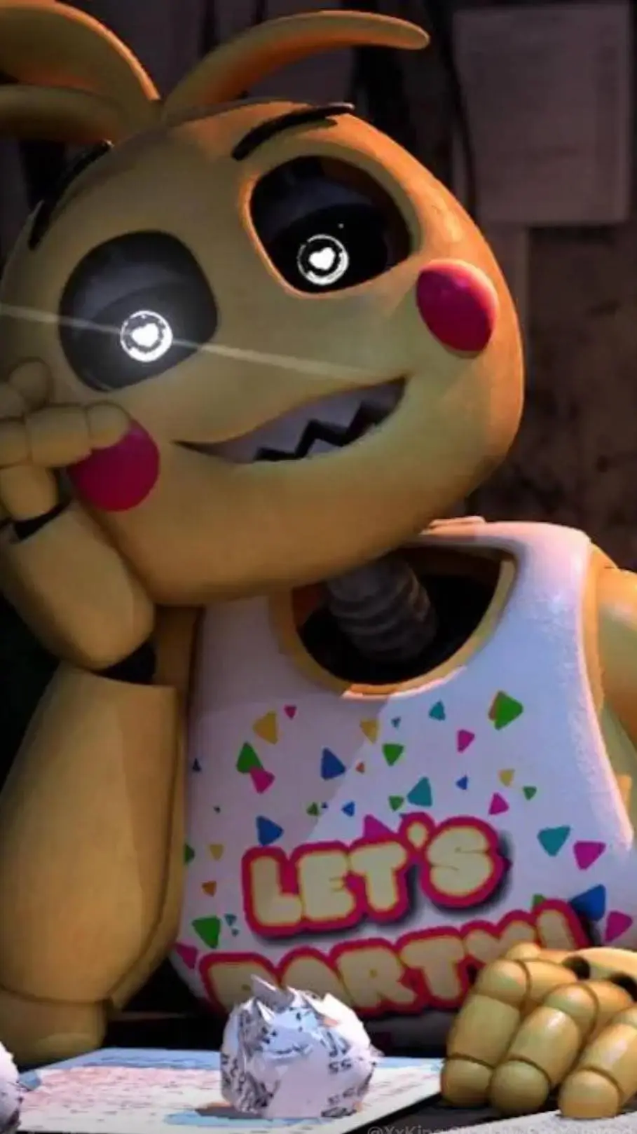 ai character: Chica(Love Taste) background