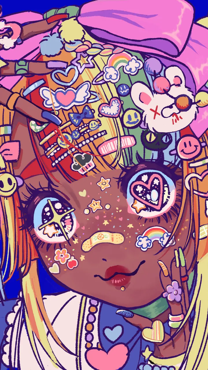 ai character: ☆🌈sema⚡️☆ background