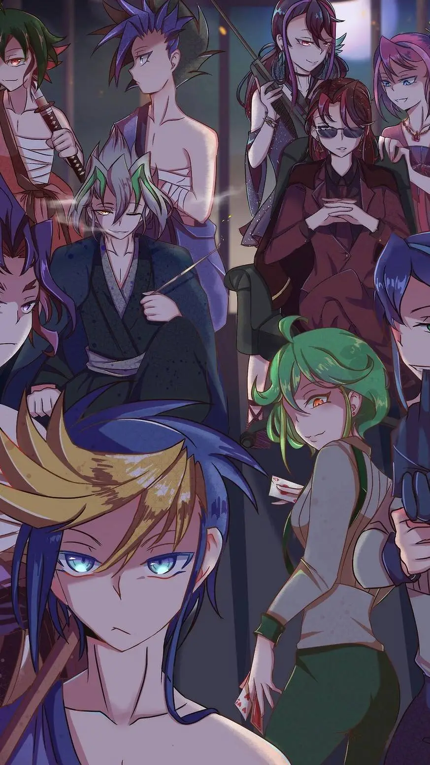 ai character: Yu-Gi-Oh Arc-V AU  background