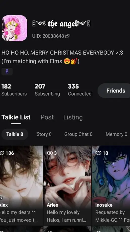 ai character: the angels background