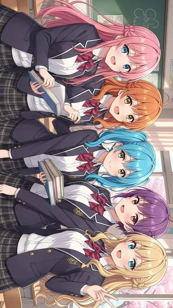 ai character: tus compañeras  background
