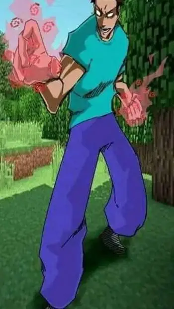 ai character: herobrine background