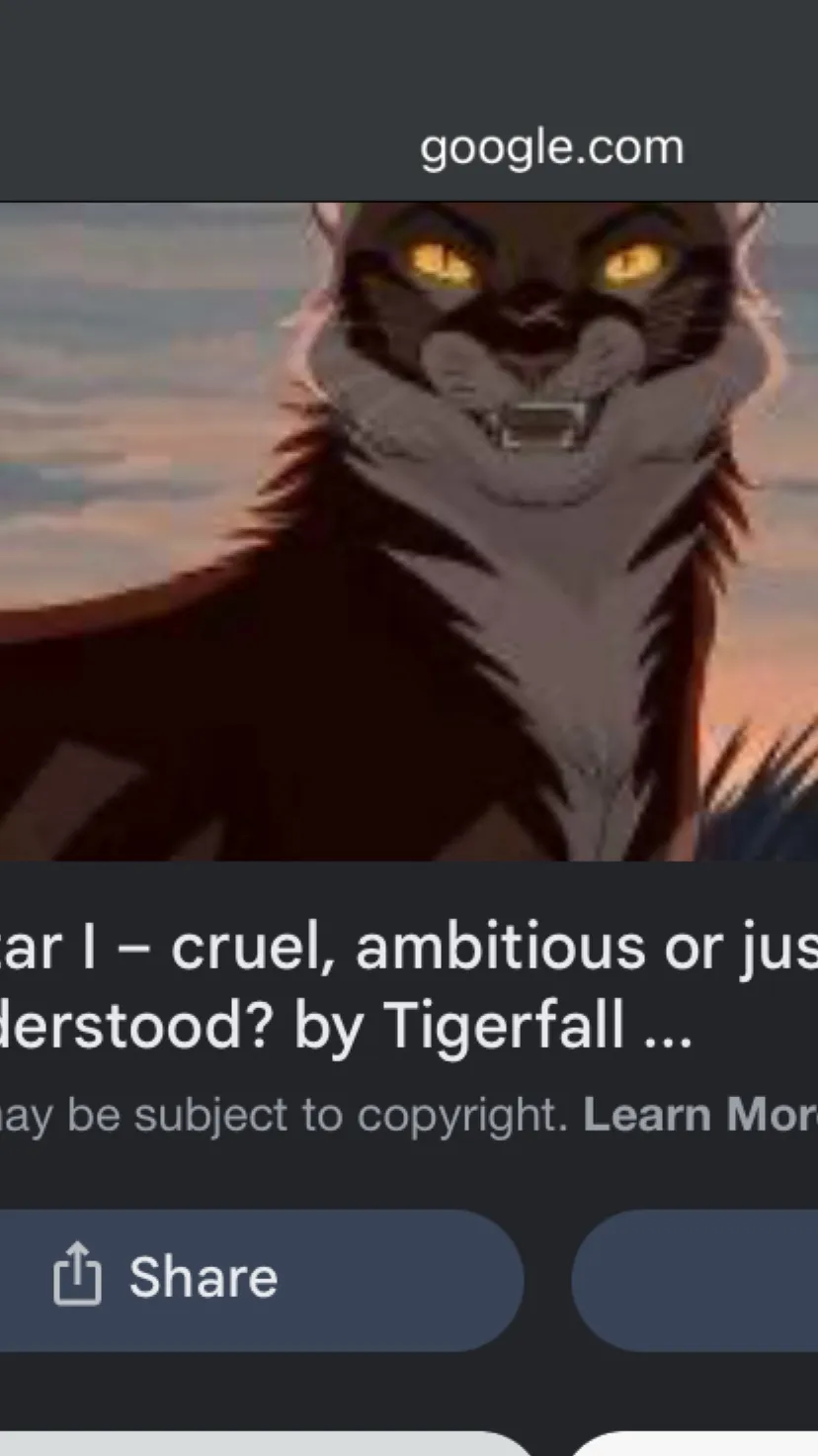 ai character: Tigerstar background