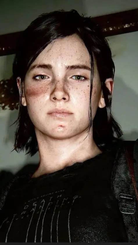 ai character: Ellie Williams  background