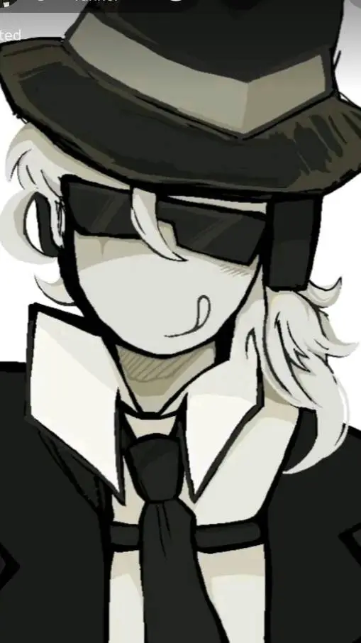 ai character: double fedora? background