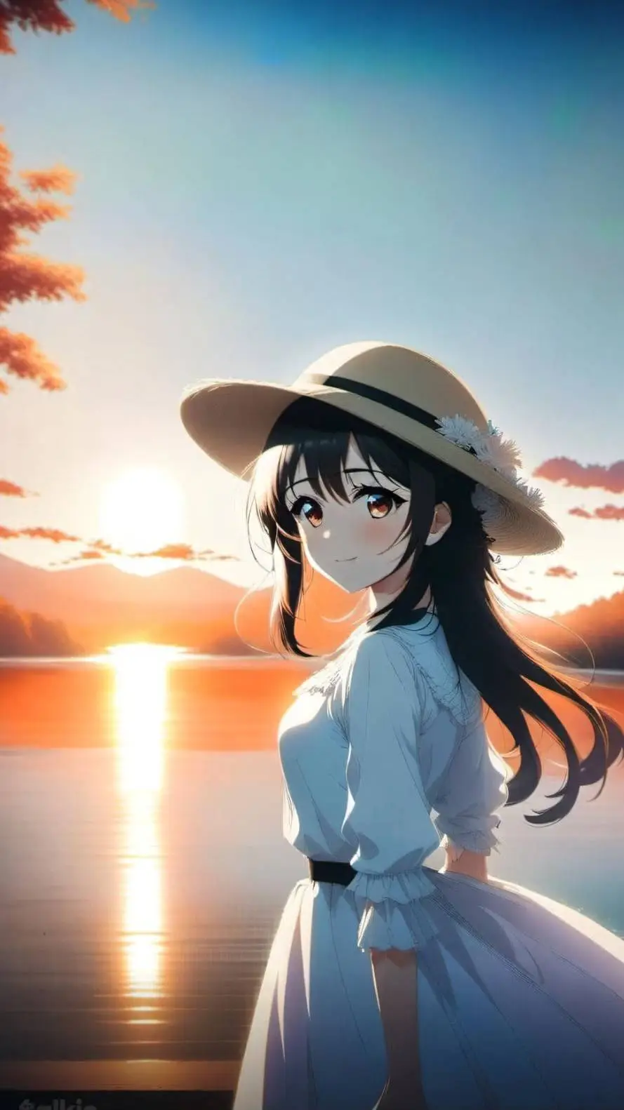 ai character: Yuriko Hanabira background