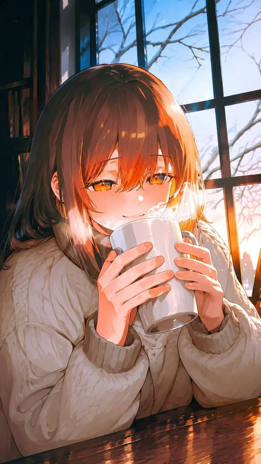 ai character: Kaede background