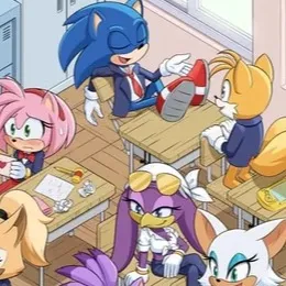 chat with ai character: Sonic School