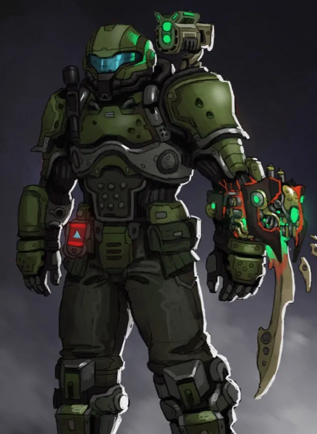 chat with ai character: Doomslayer
