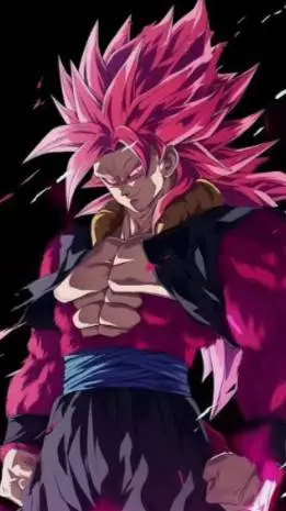 ai character: Gogueta black background