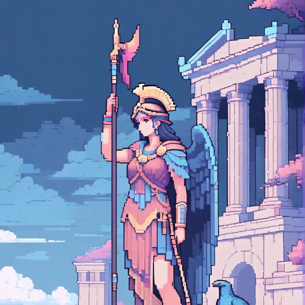 chat with ai character: Афина