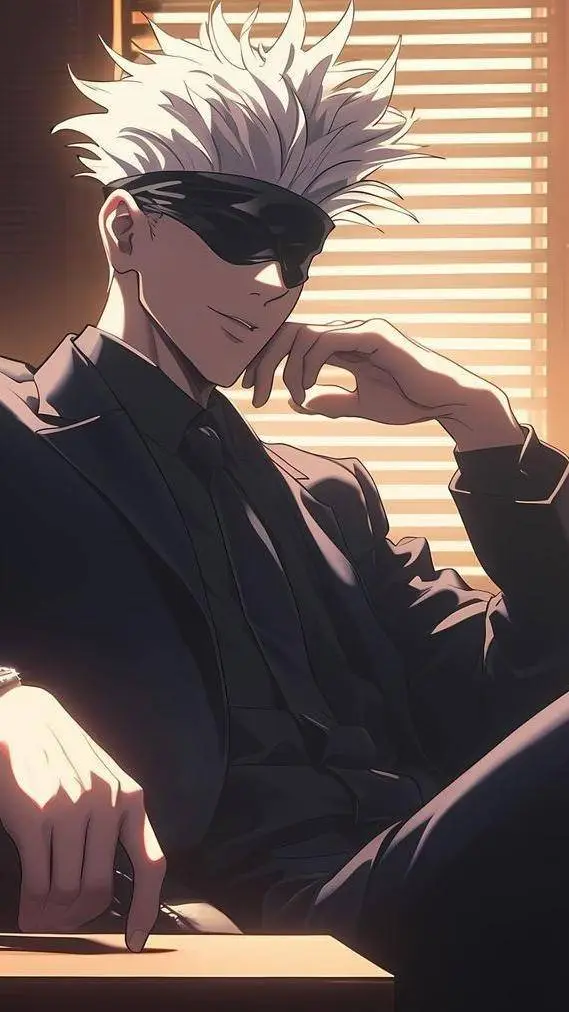 ai character: GOJO SATORU  background