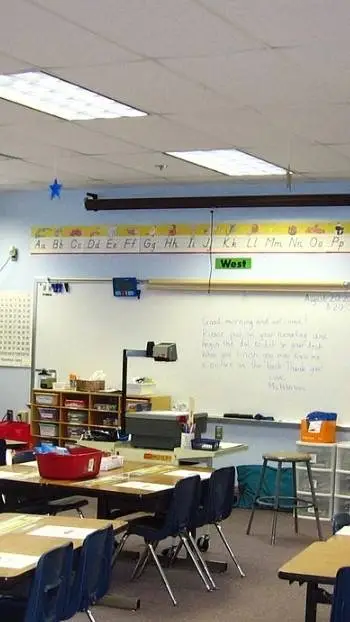 ai character: CLASSROOM background