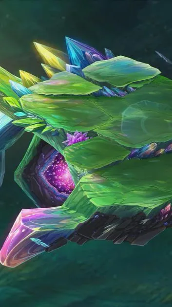 ai character: Crystal islet background