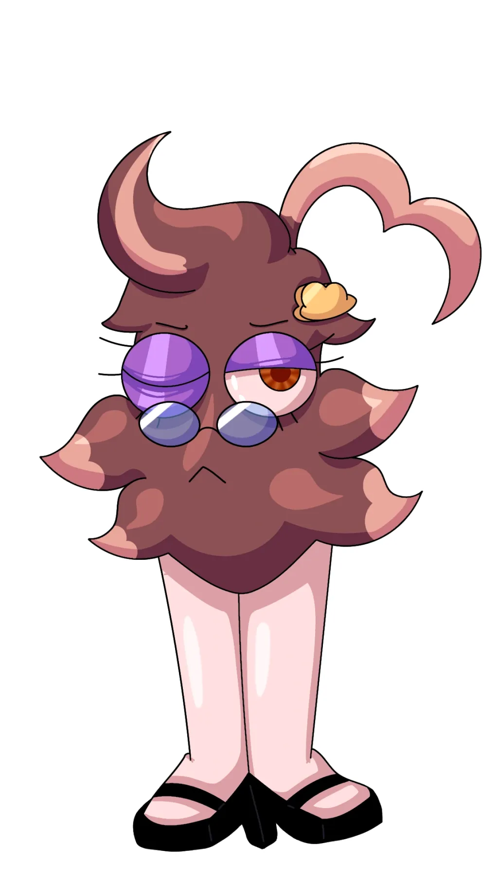 ai character: Coffee cream background