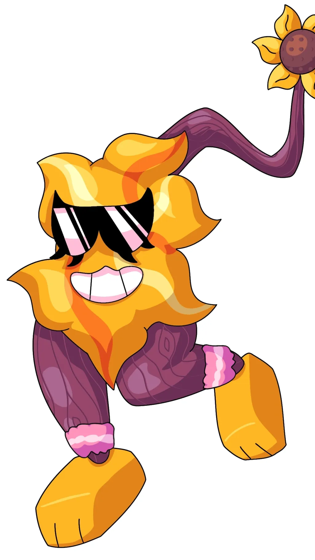 ai character: Sun cream background