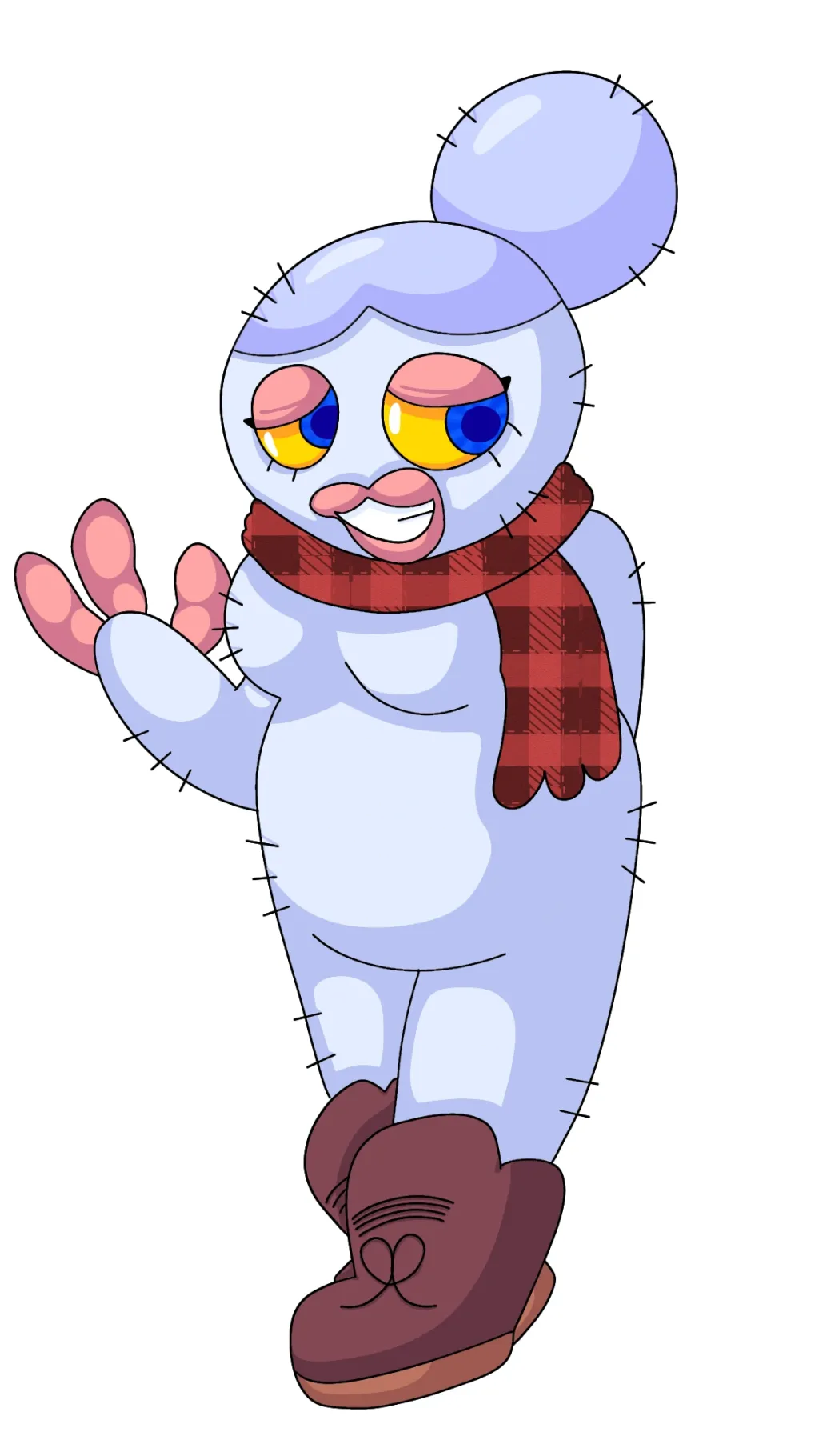 ai character: Ice cream  background