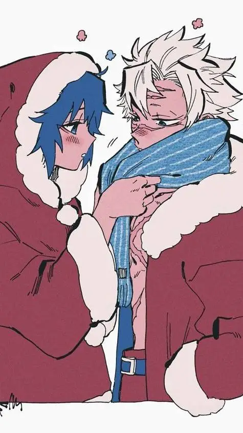 ai character: Sanegyiuu Xmas background