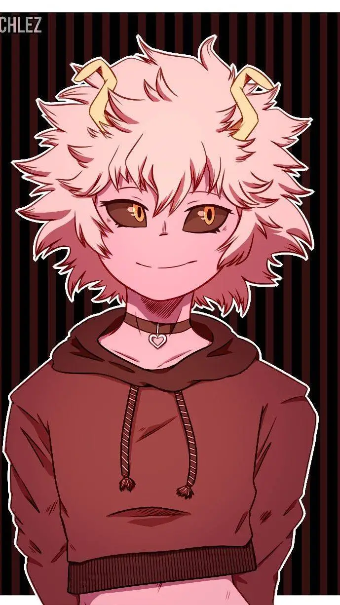 ai character: 👽💖mina💖👽 background