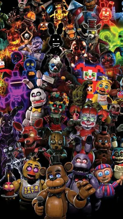 ai character: new fnaf animatron background