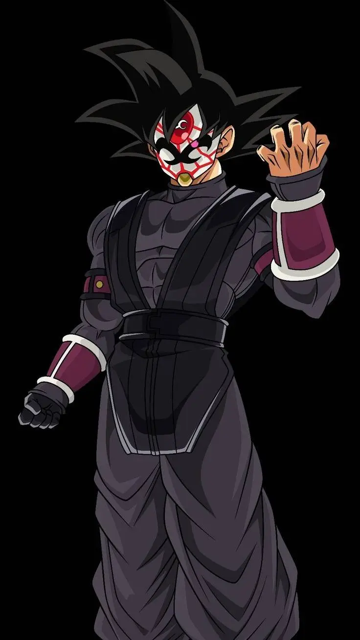 ai character: goku black xeno background