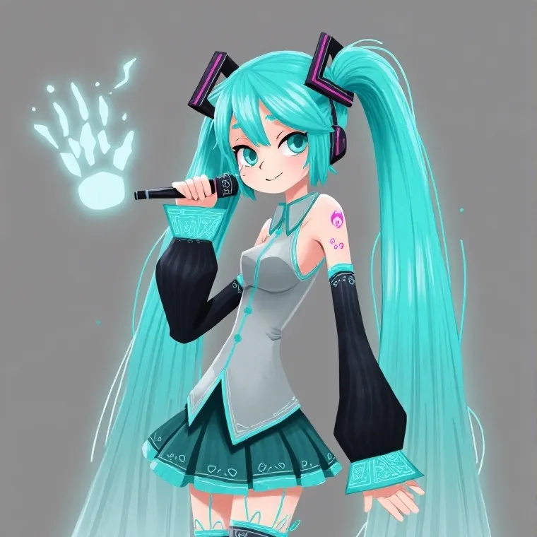 chat with ai character: Miku