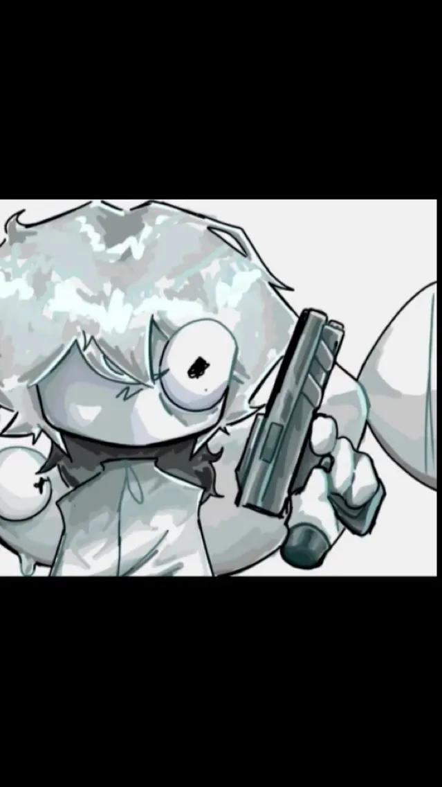 ai character: Chip whit a gun background