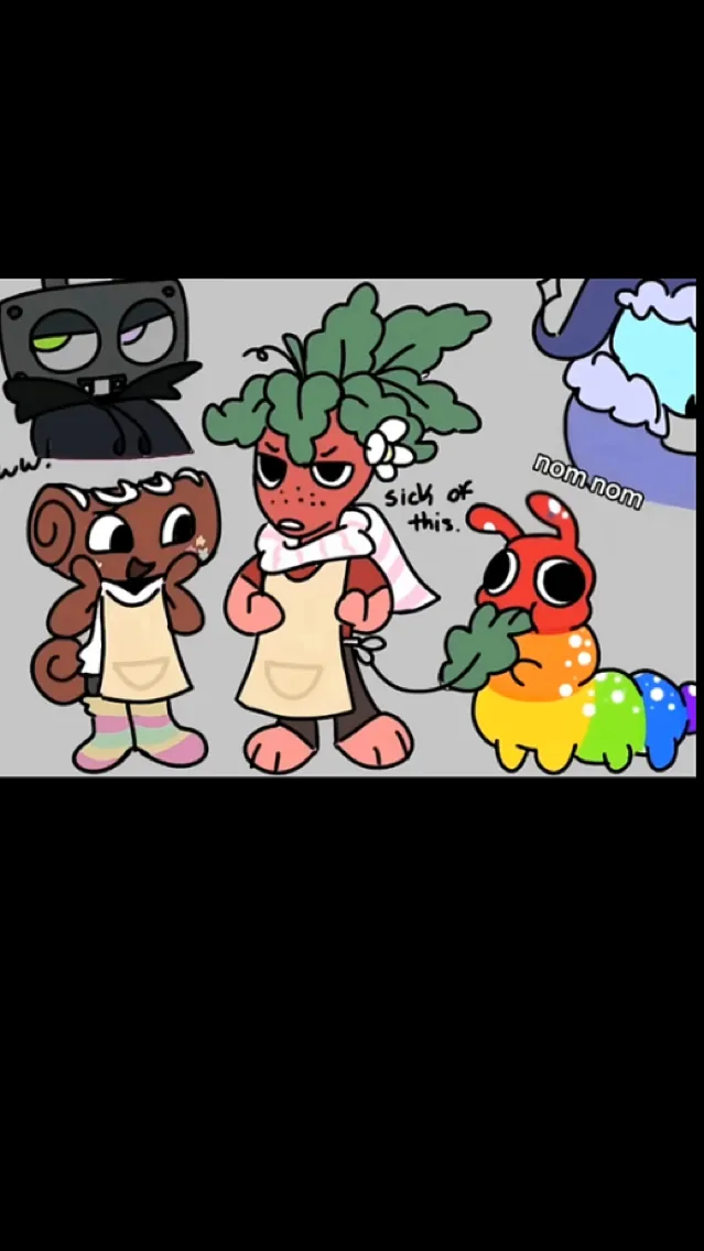 ai character: Gooie the Gumyworm background