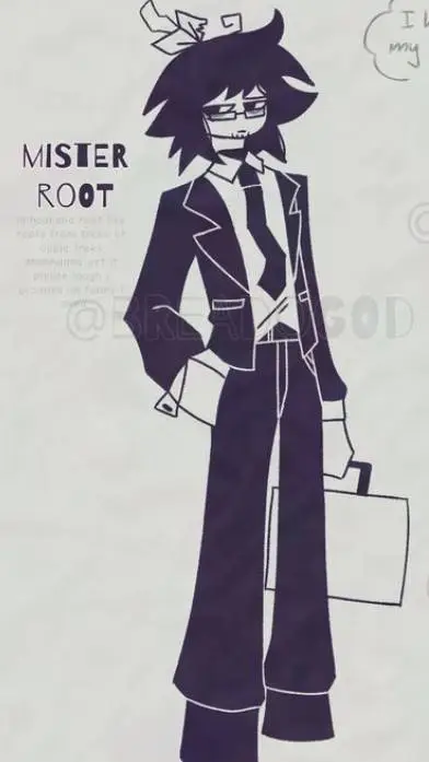 ai character: Mister root fpe background