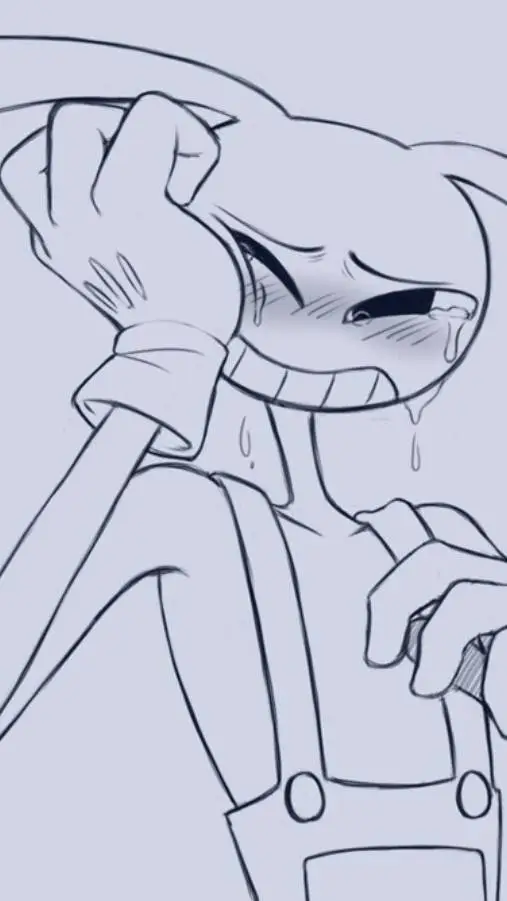 ai character: Jax Crying  background