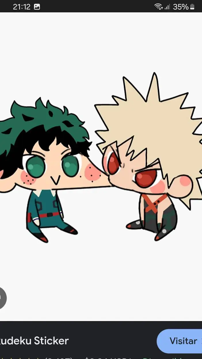 ai character: deku x baku background